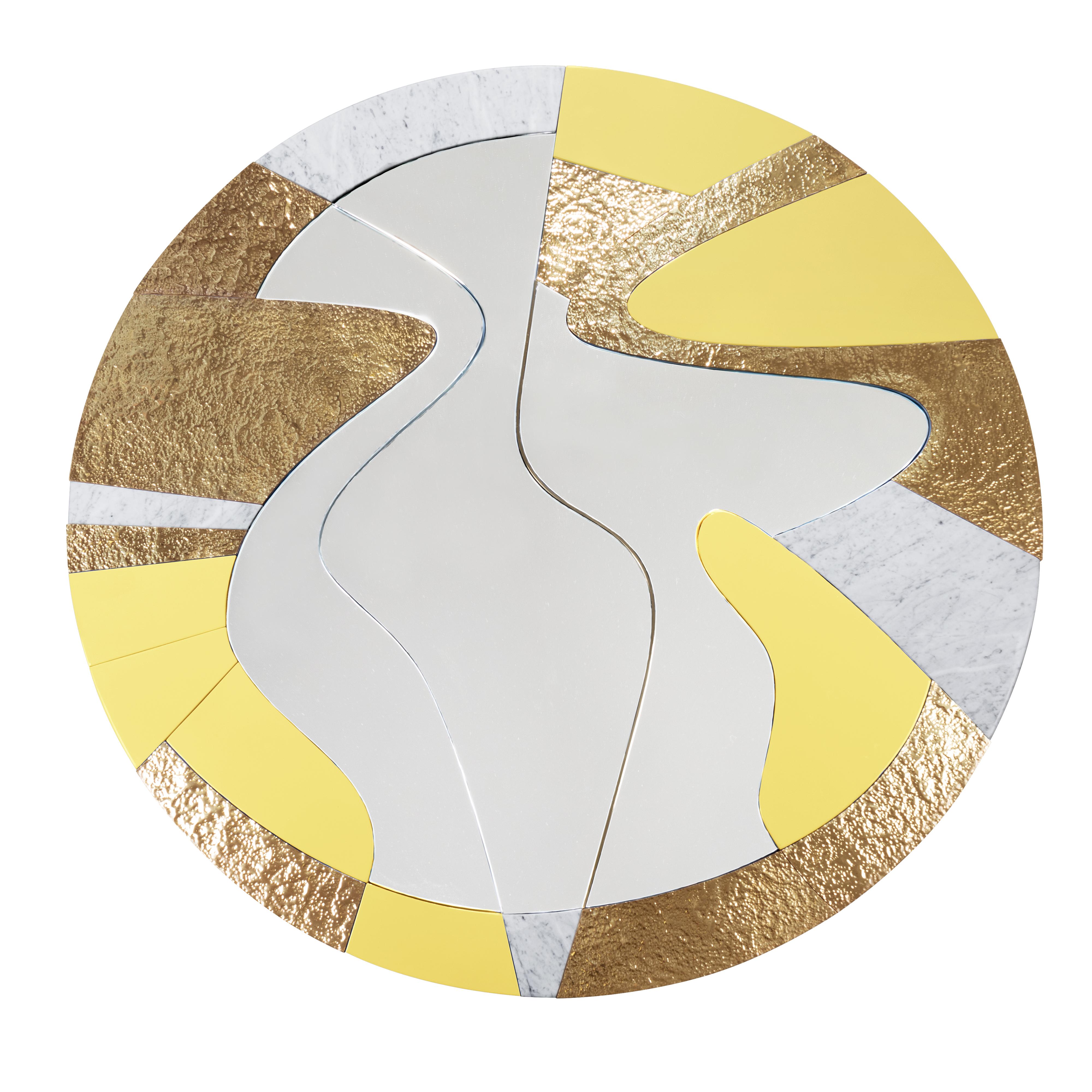 Miroir étoilé moderne du 21e siècle, couleur laquée par Malabar en vente 1