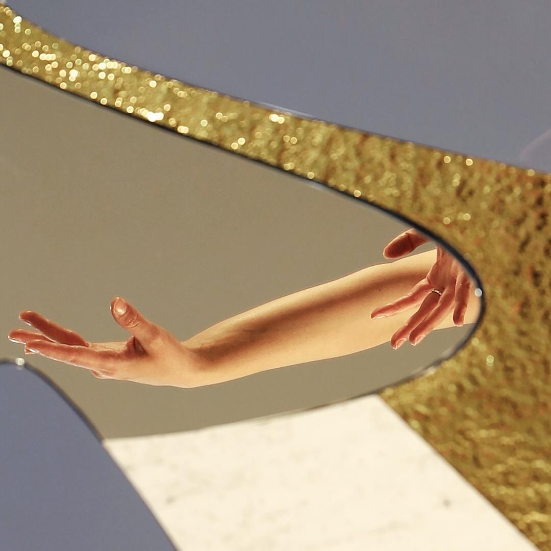 Miroir étoilé moderne du 21e siècle, couleur laquée par Malabar en vente 2