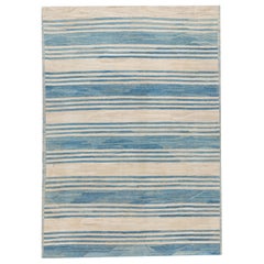Alfombra Kilim de tejido plano a rayas modernas del siglo XXI