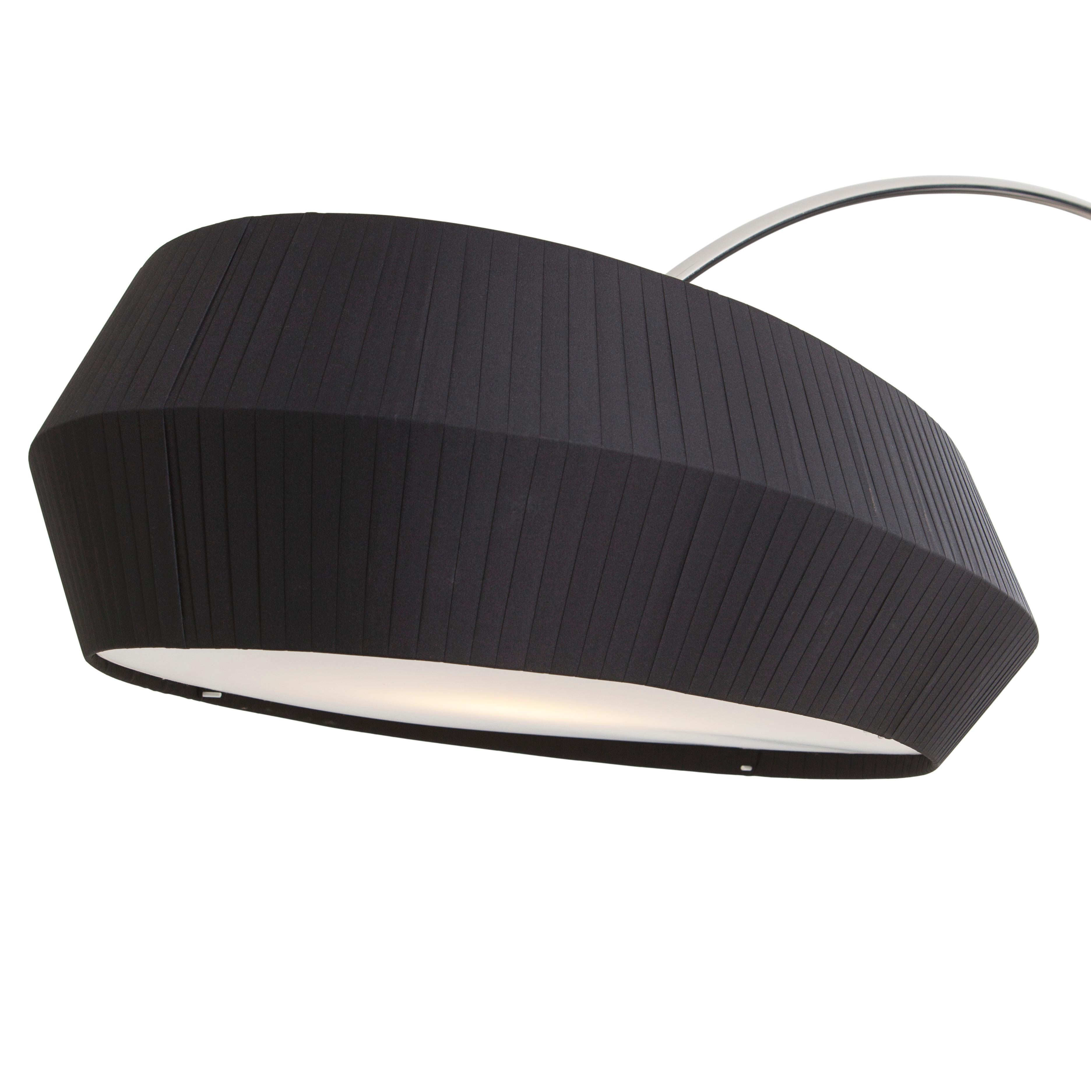 Moderne schwarze Sublime Arc-Stehlampe, Marmor, handgefertigt in Portugal von Greenapple im Zustand „Neu“ im Angebot in Lisboa, PT