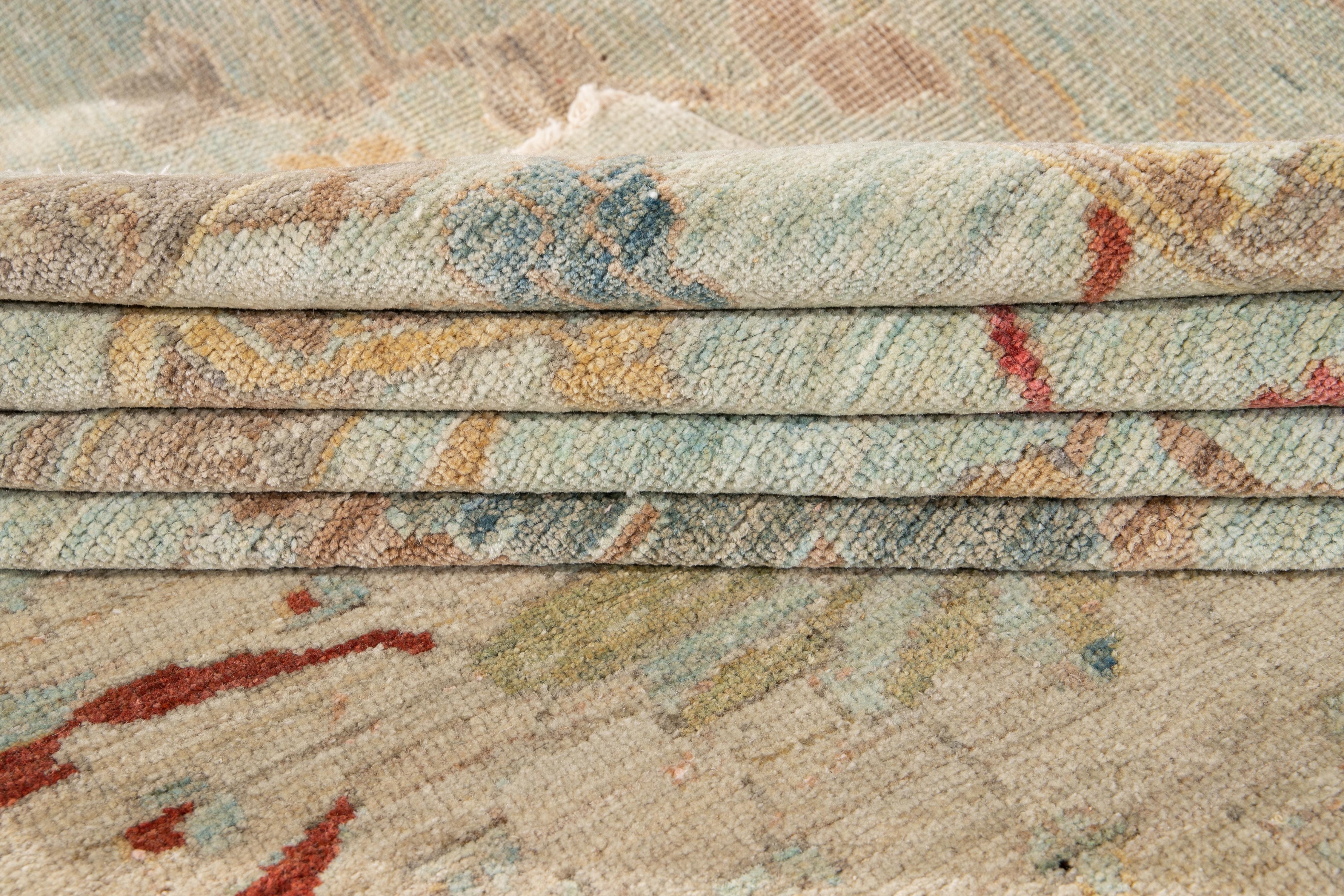 tapis en laine surdimensionné Sultanabad moderne du 21e siècle en vente 10