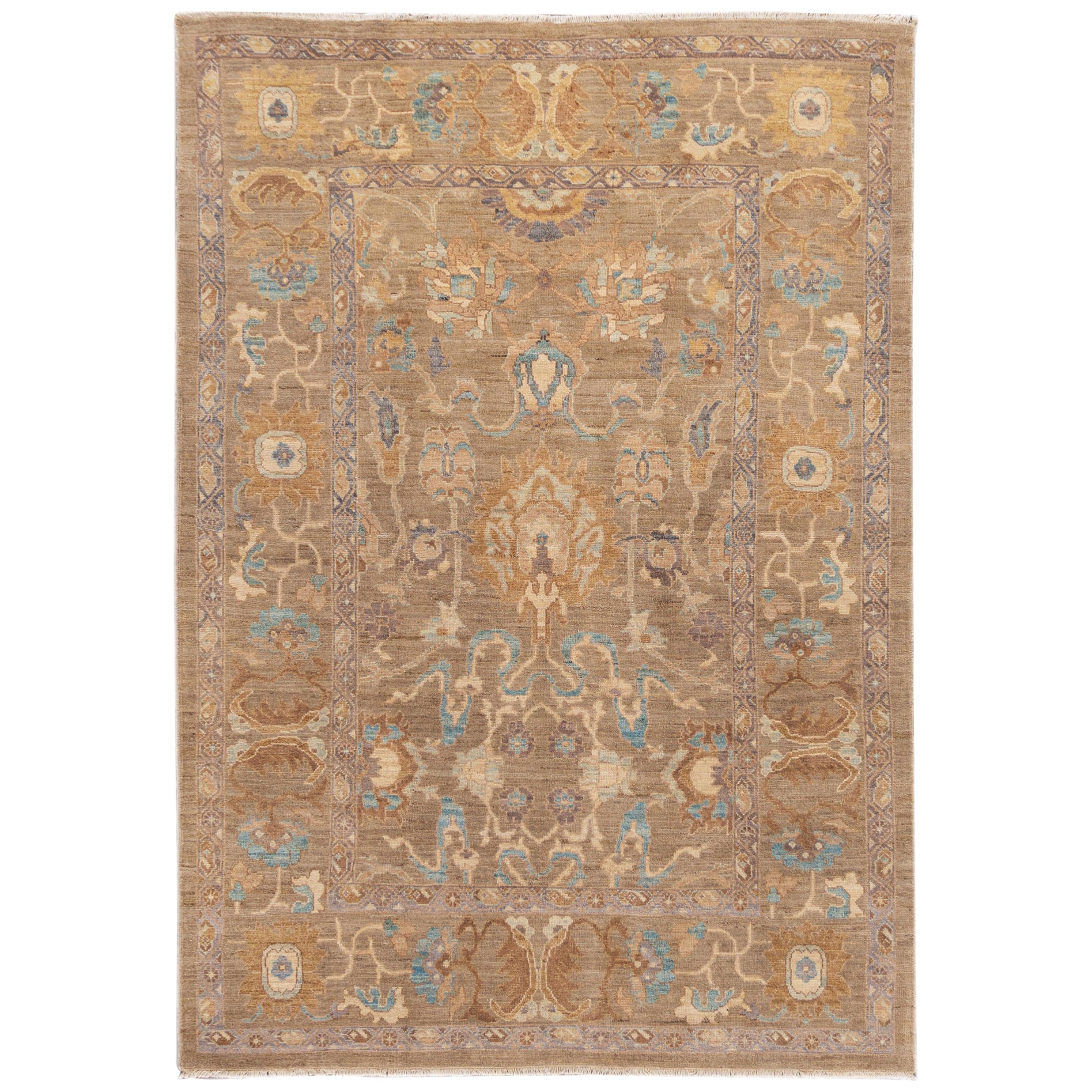 21st Century Modern Sultanabad Rug For Sale