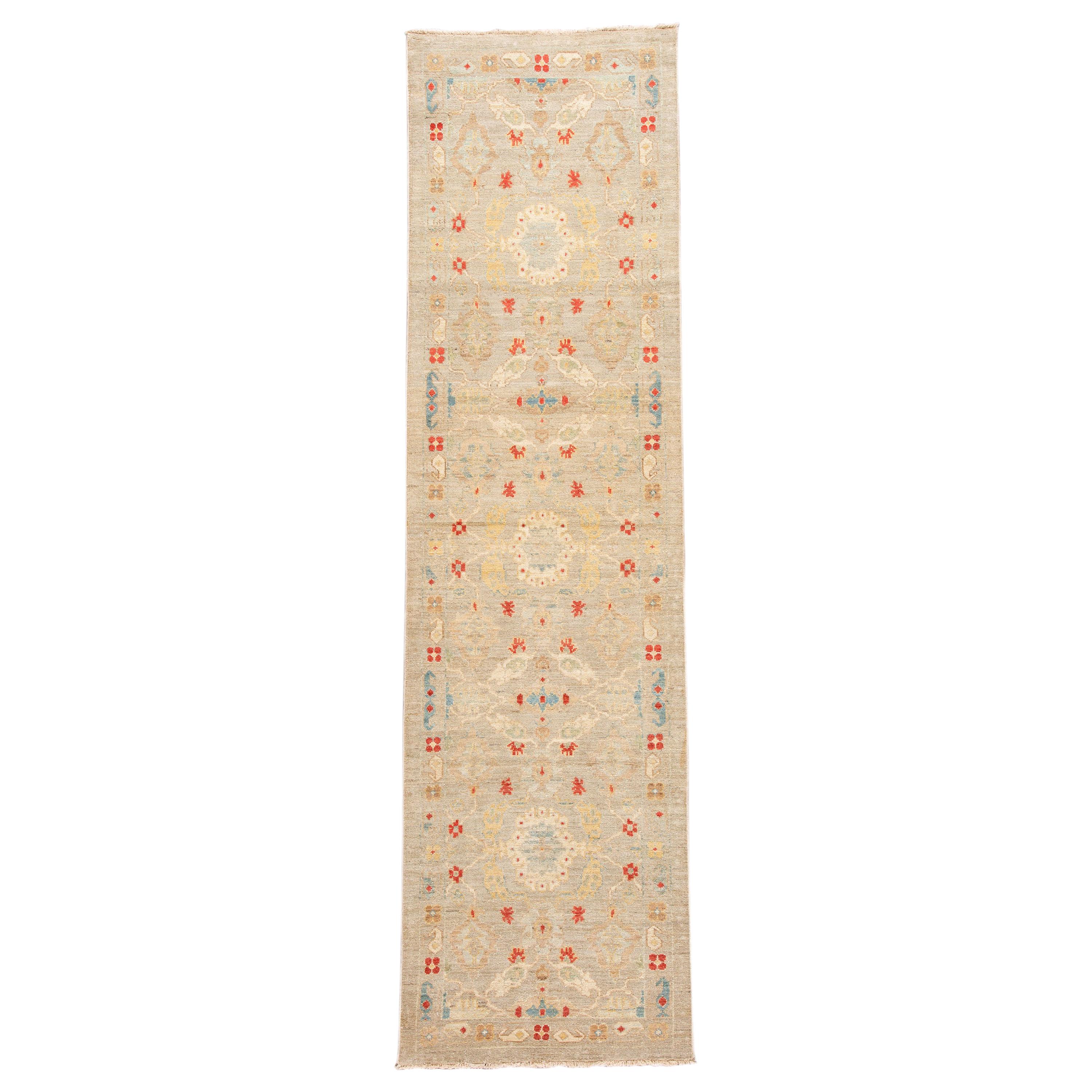 21st Century Modern Sultanabad Runner Rug