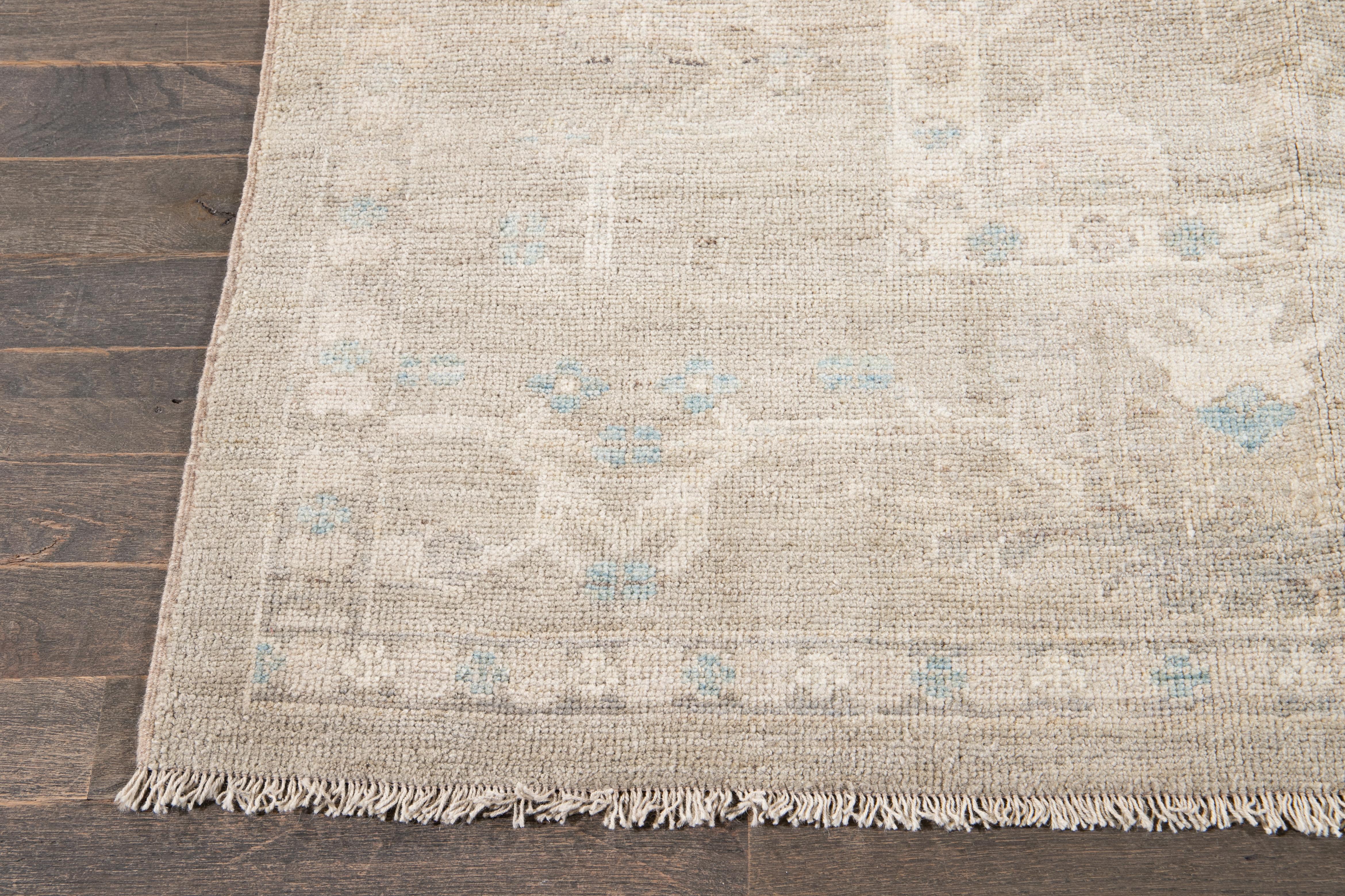 Siglo XXI Alfombra moderna de lana Sultanabad Beige tostado en venta 4