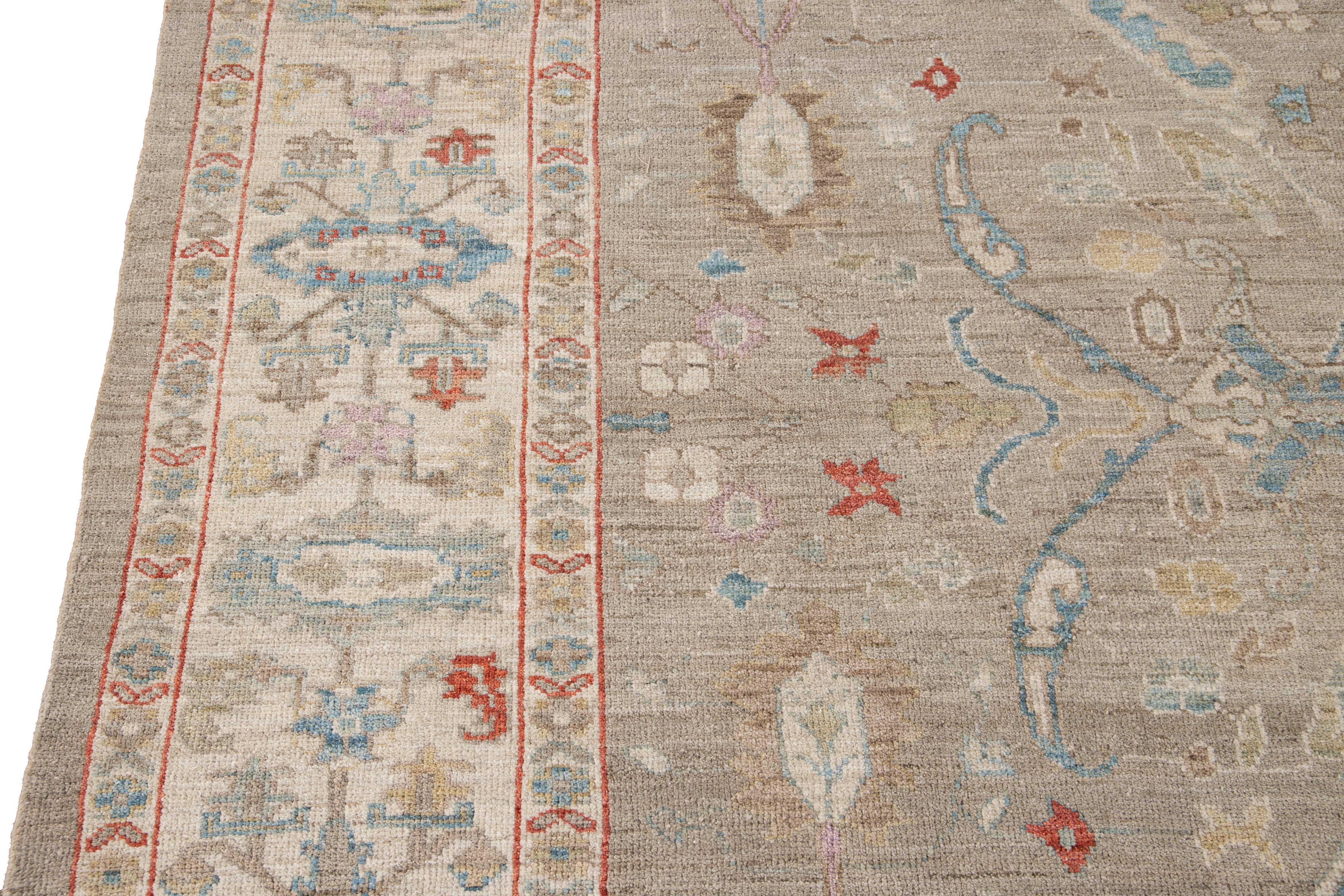 Alfombra moderna de lana Sultanabad Rugs del siglo XXI en venta 6