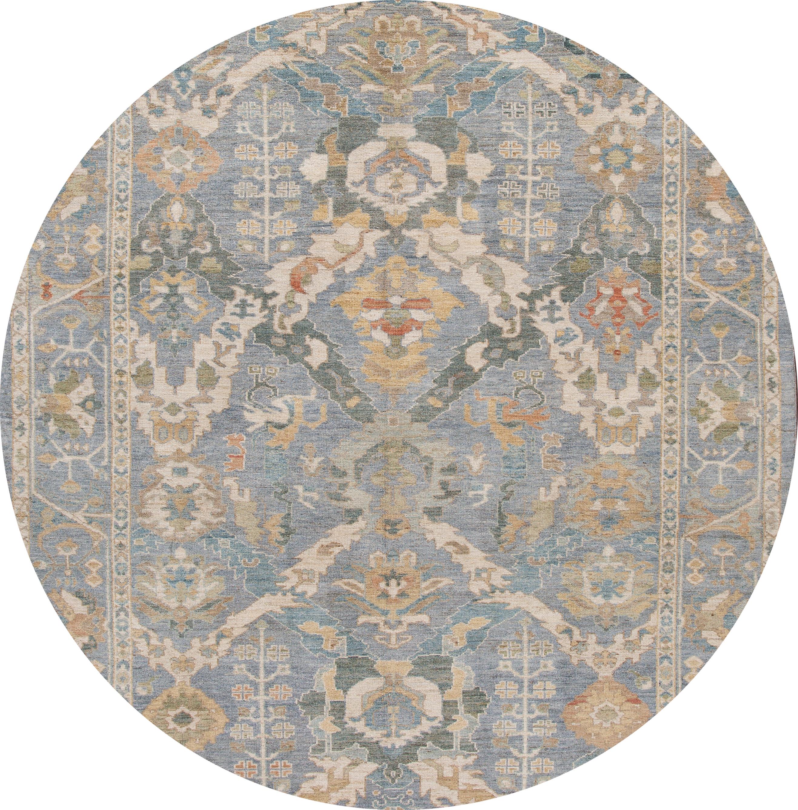 21st Century Modern Sultanabad Wool Rug For Sale 13