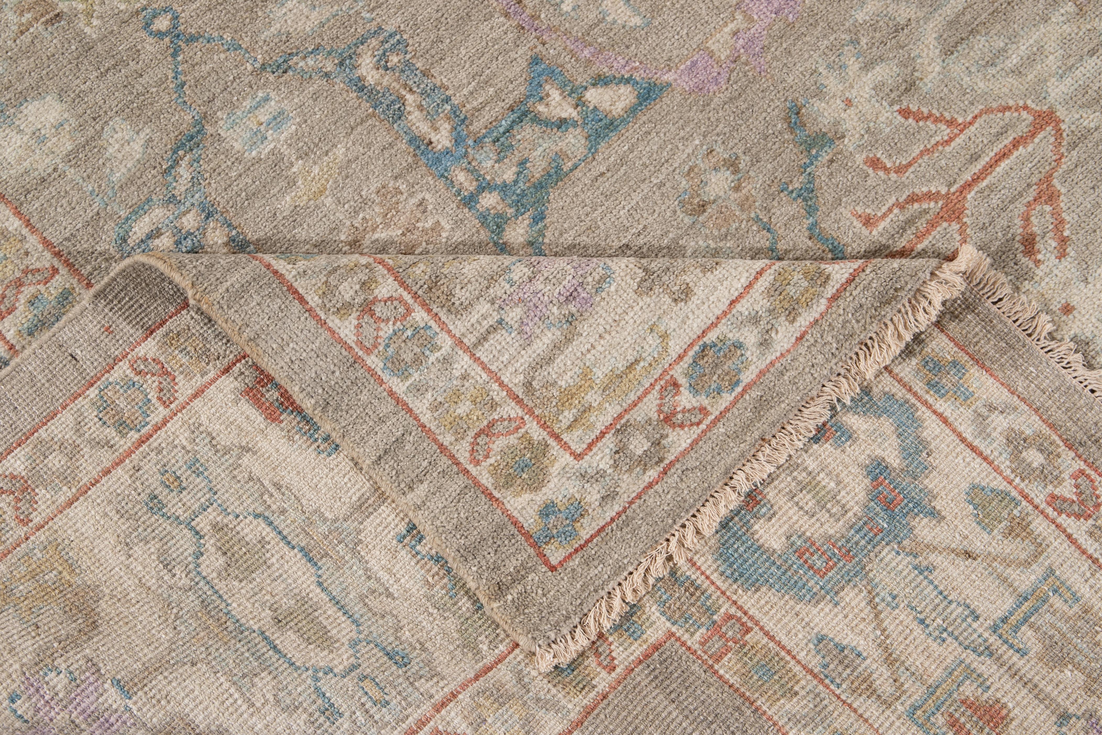 Alfombra moderna de lana Sultanabad Rugs del siglo XXI Asiático en venta