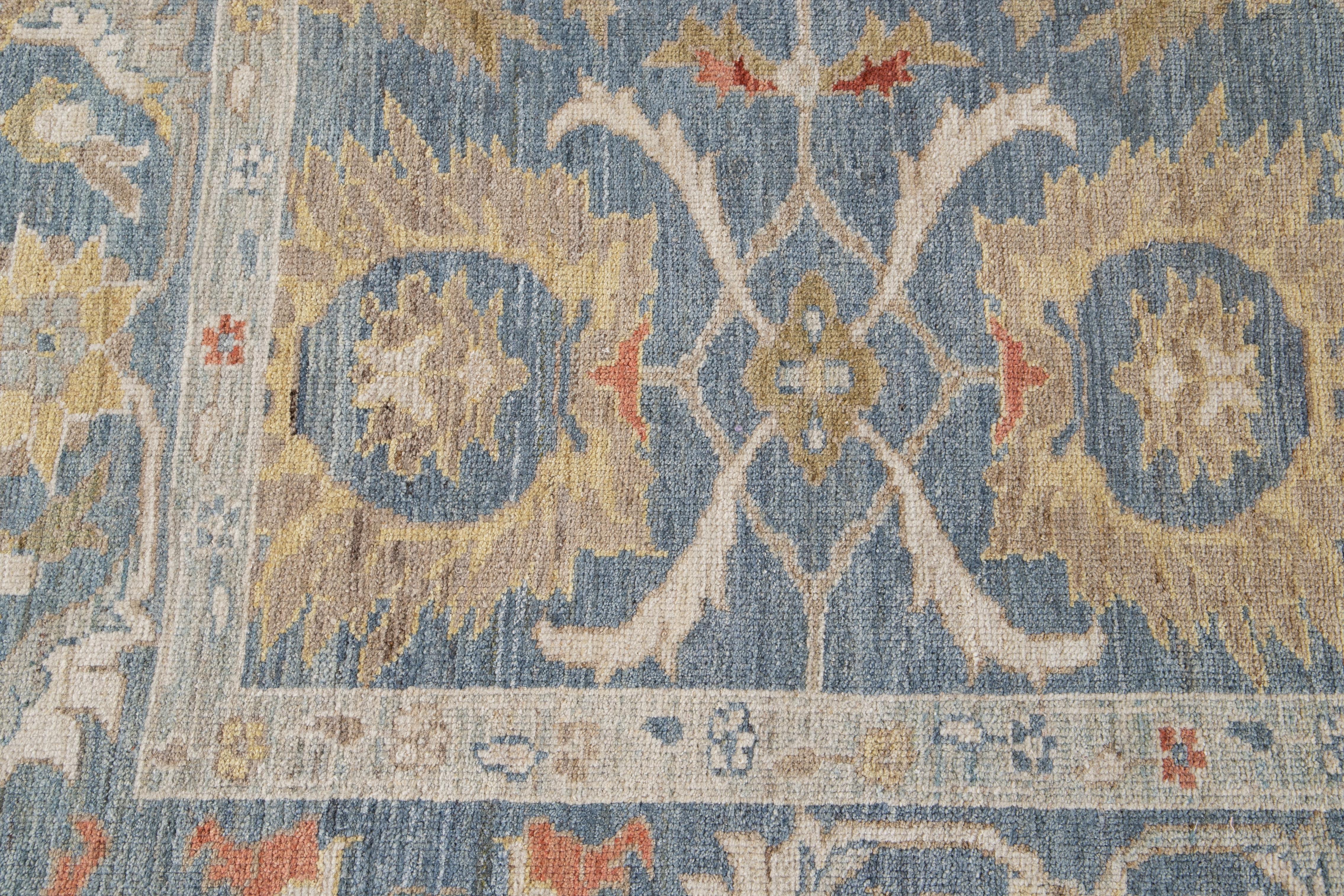 21st Century Modern Sultanabad Wool Rug For Sale 2