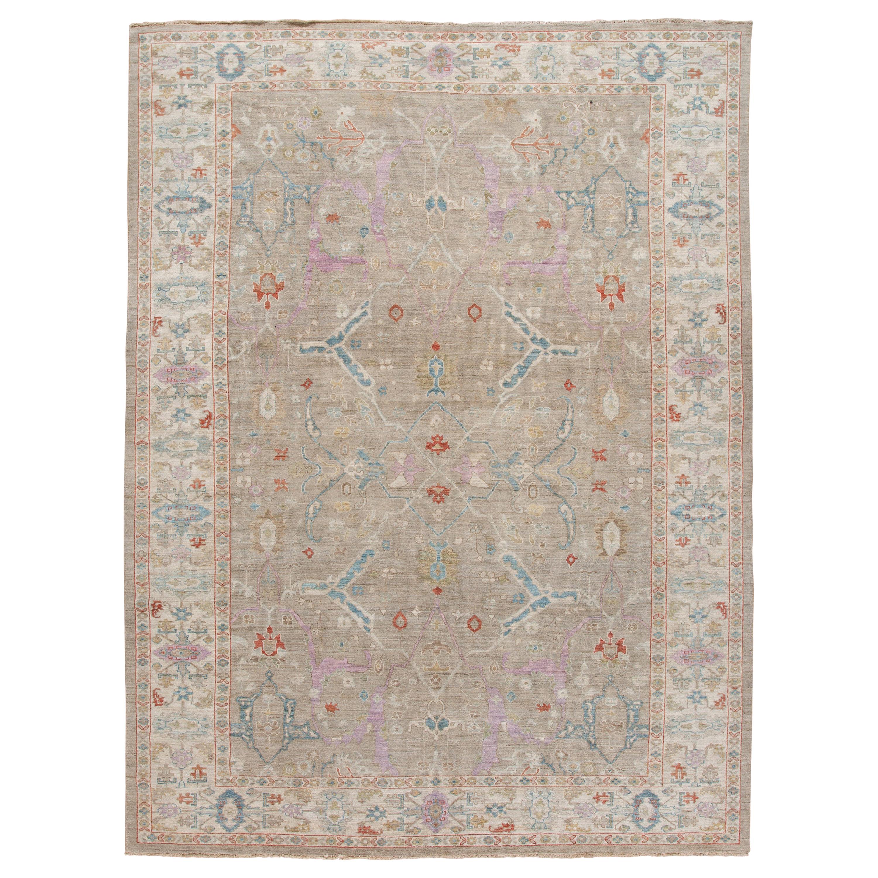 21st Century Modern Sultanabad Wool Rug