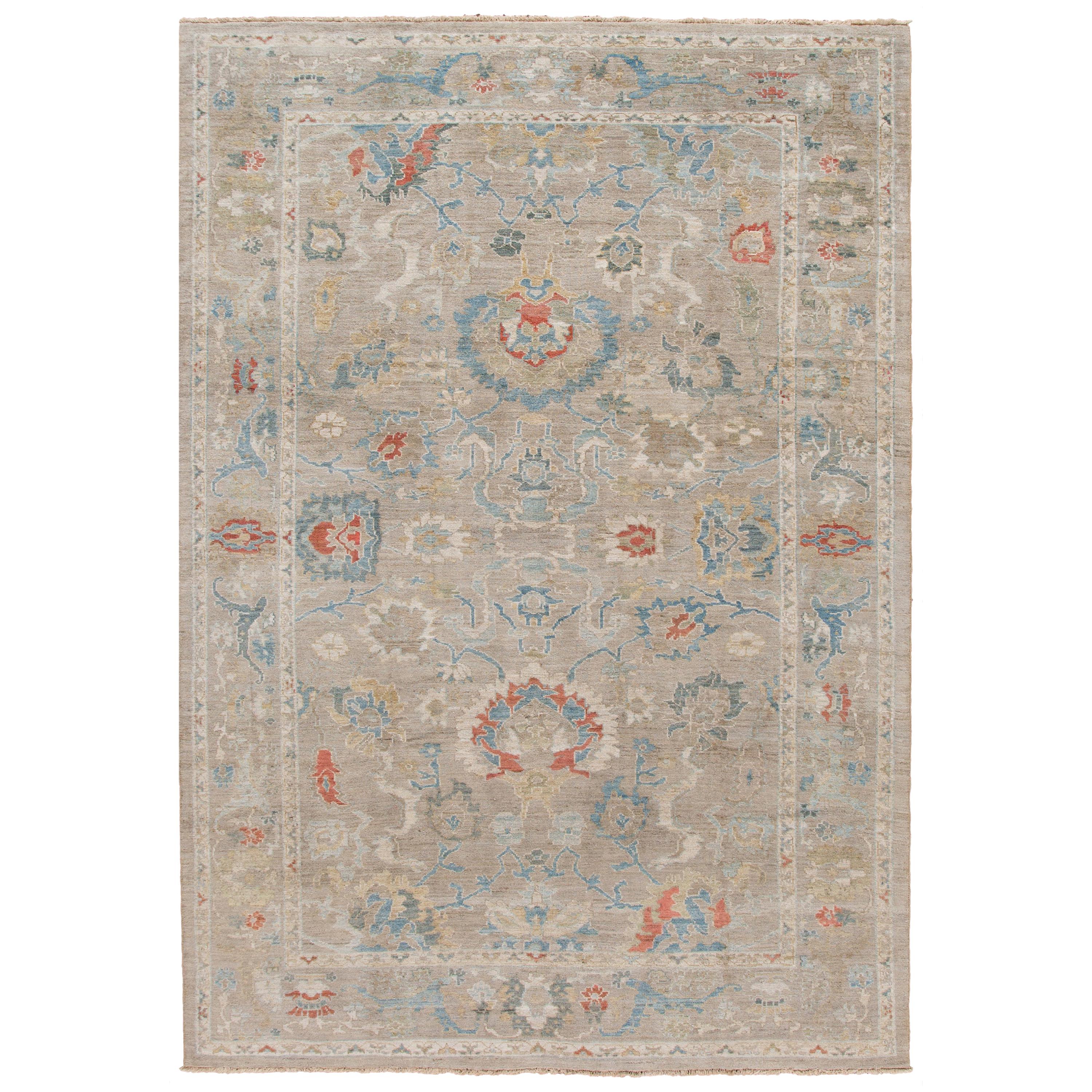 21st Century Modern Sultanabad Wool Rug