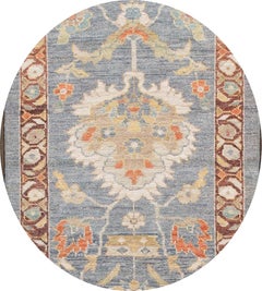 21st Century Modern Sultanabad Wool Runner Rug