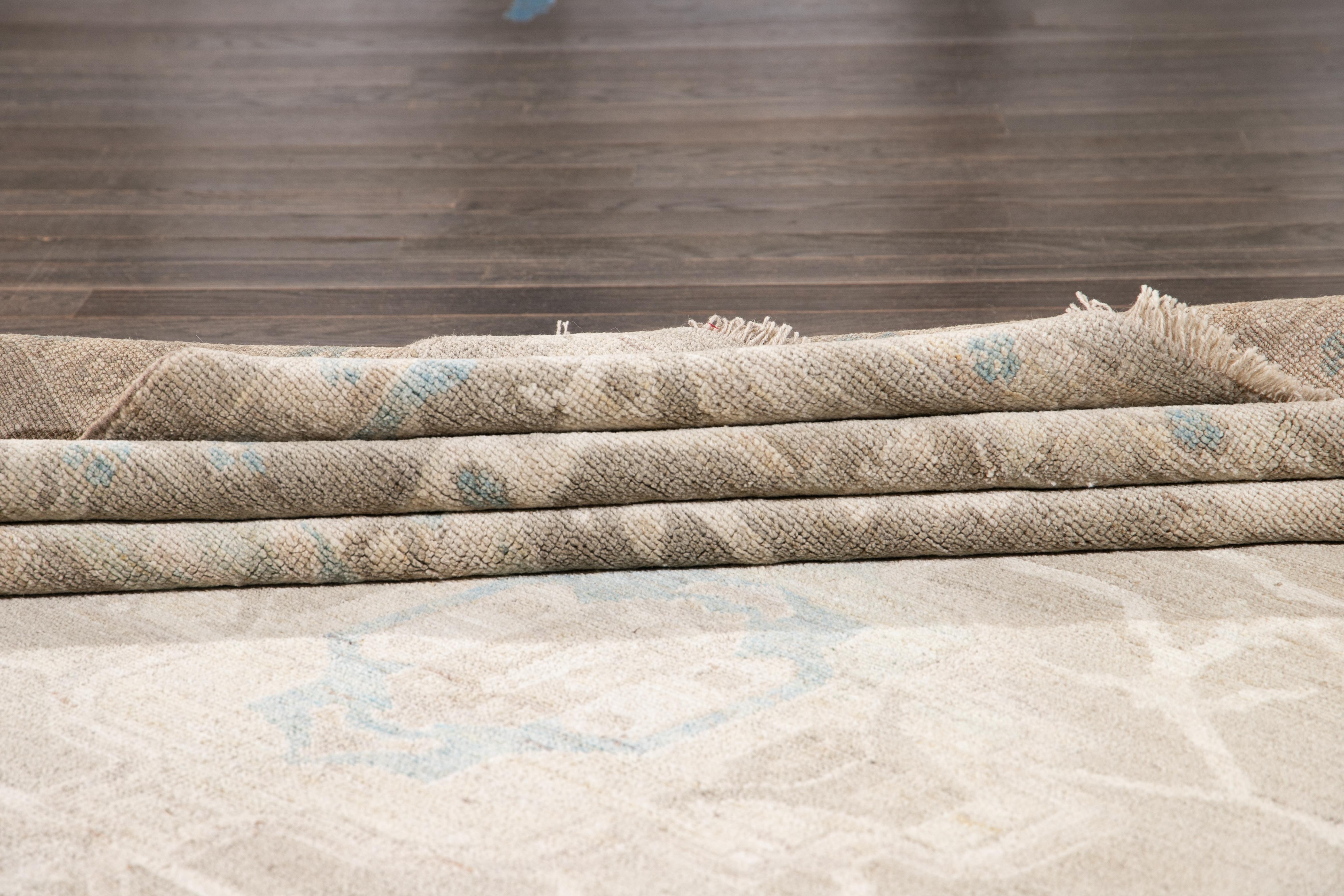 Siglo XXI Alfombra moderna de lana Sultanabad Beige tostado en venta 5