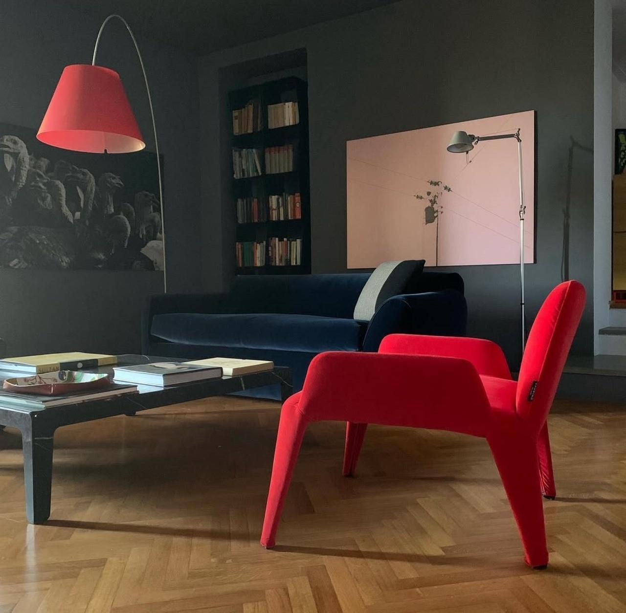 Moderner Textil-Loungesessel des 21. Jahrhunderts mit abnehmbarem Deckel im Angebot 6