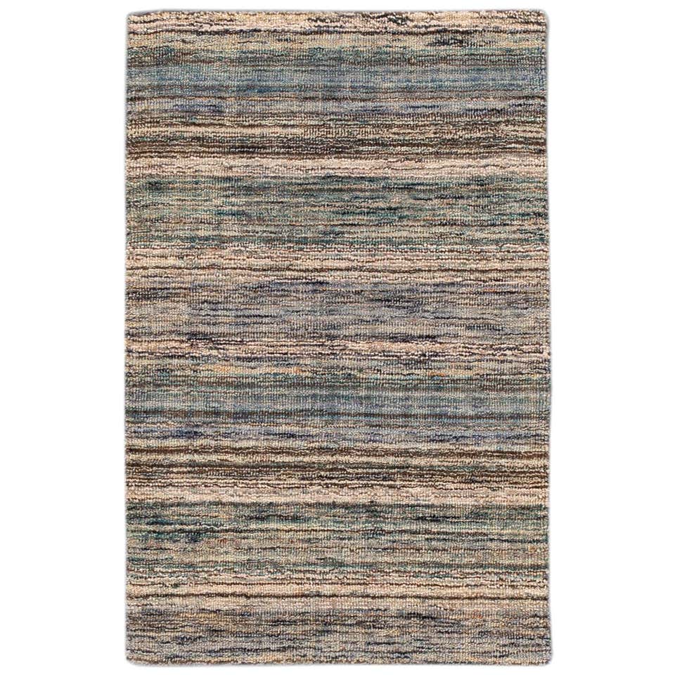 21st Century Modern Texture Wool Rug Customized For Sale at 1stDibs