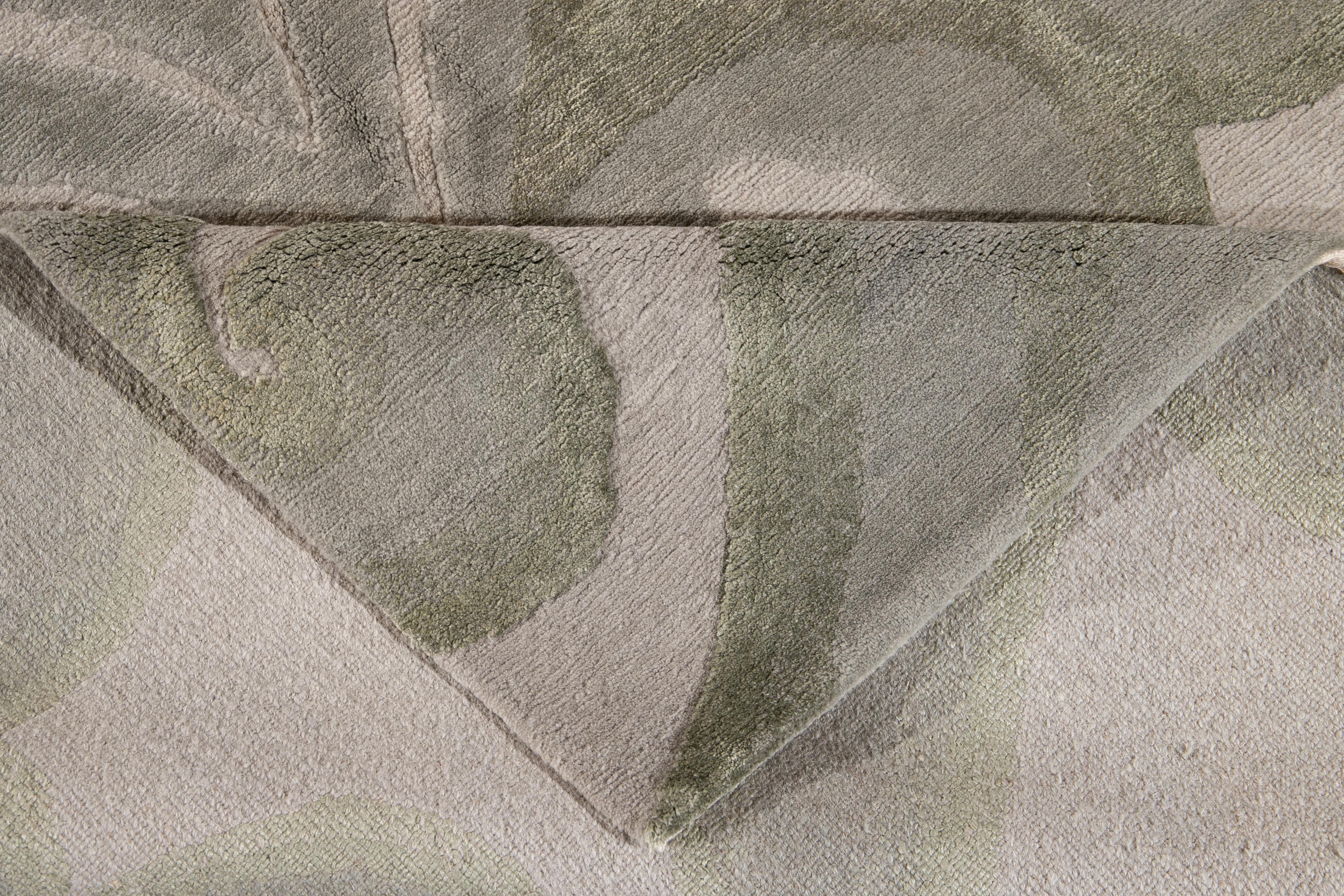 Nepalese 21st Century Modern Tibetan Rug For Sale