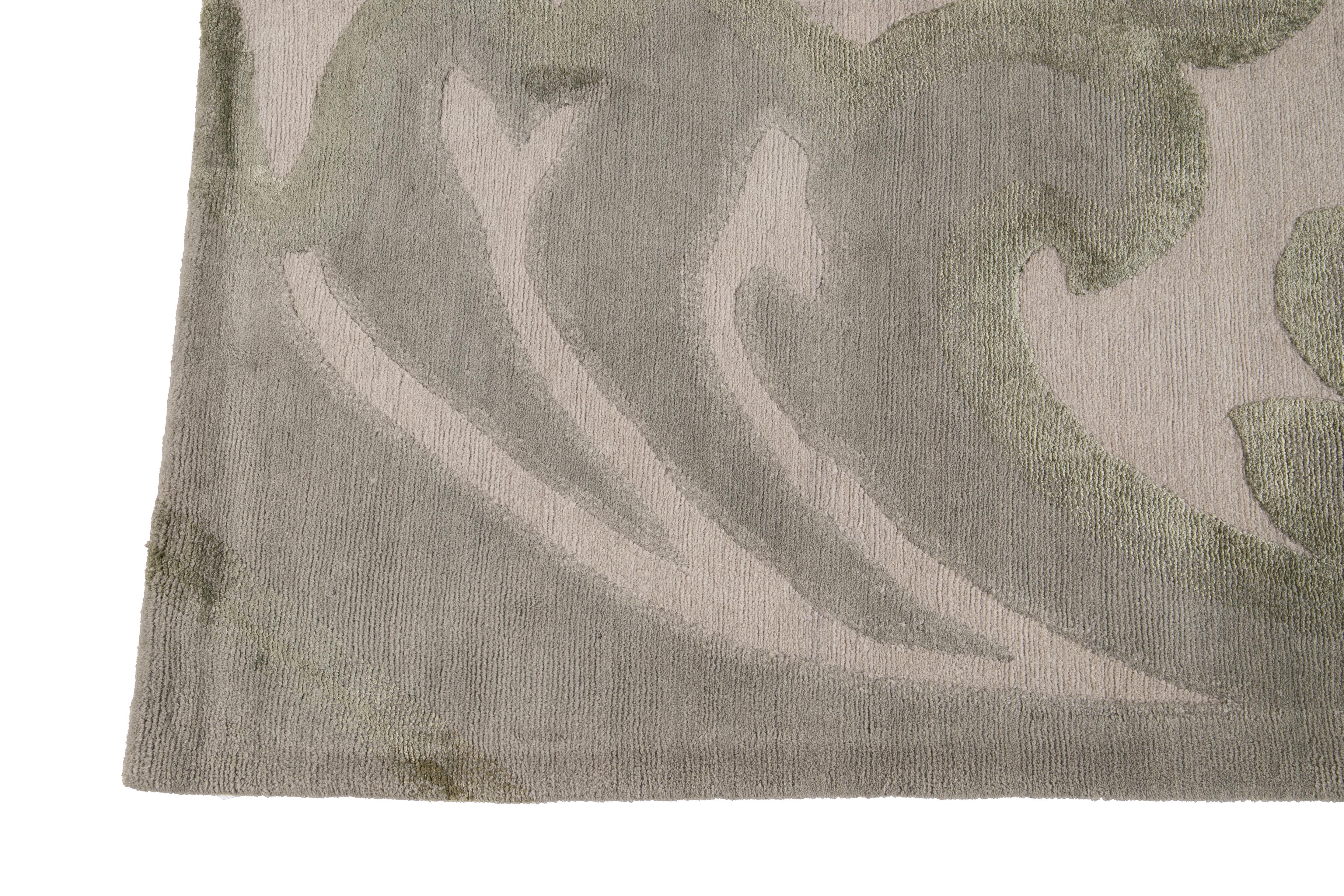 Contemporary 21st Century Modern Tibetan Rug For Sale