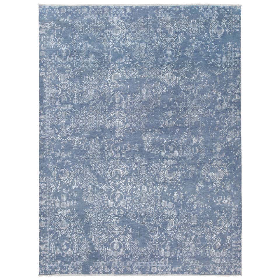 Transitional Oushak Style Modern Area Rug at 1stDibs