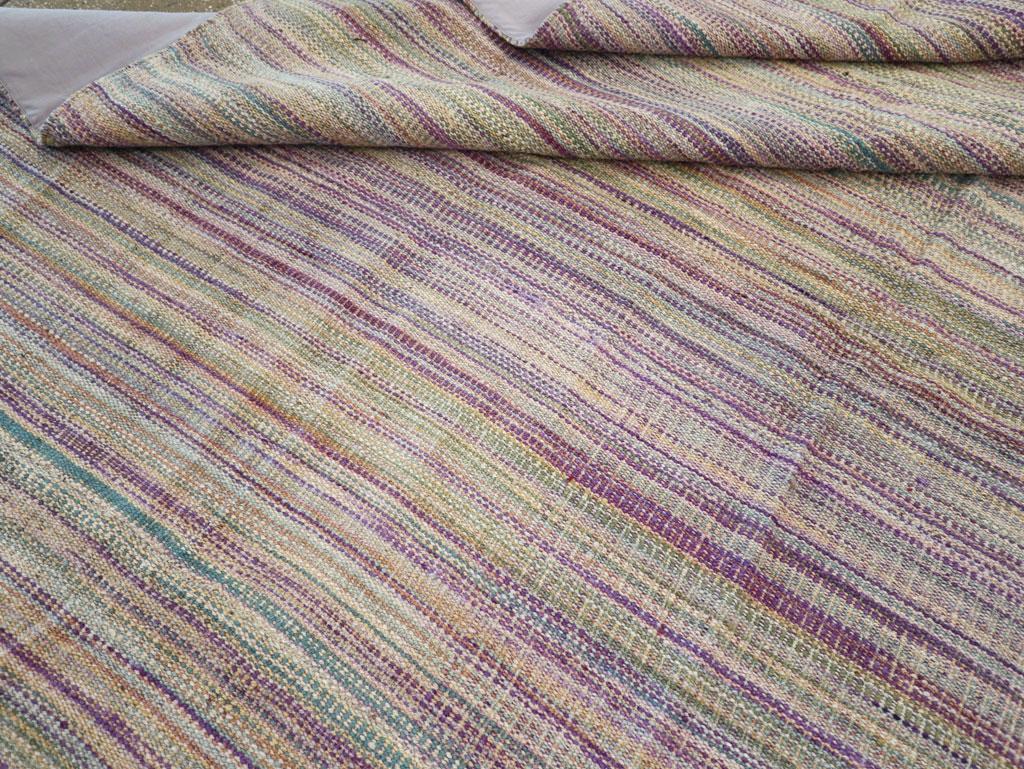 21st Century Modern Turkish Flatweave Kilim Room Size Carpet (Wolle) im Angebot