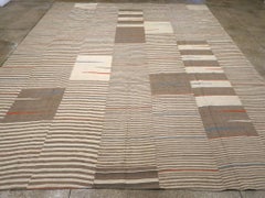 21st Century Modern Turkish Flatweave Large Room Size Carpet by Galerie Shabab