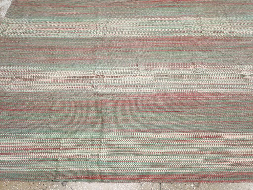 Tissé à la main Tapis turc moderne du 21e siècle tissé à plat de grande taille en vente