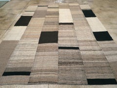 21st Century Modern Turkish Flatweave Room Size Carpet by Galerie Shabab