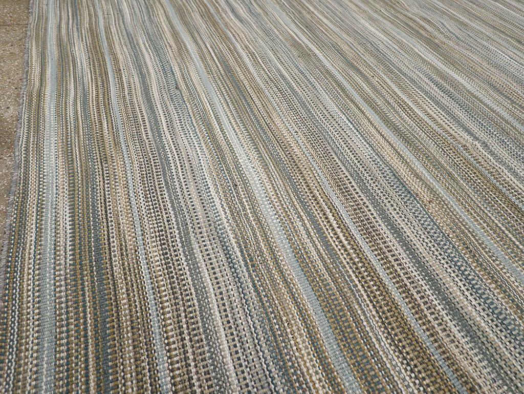 21st Century Modern Turkish Flatweave Room Size Carpet (Kelim) im Angebot