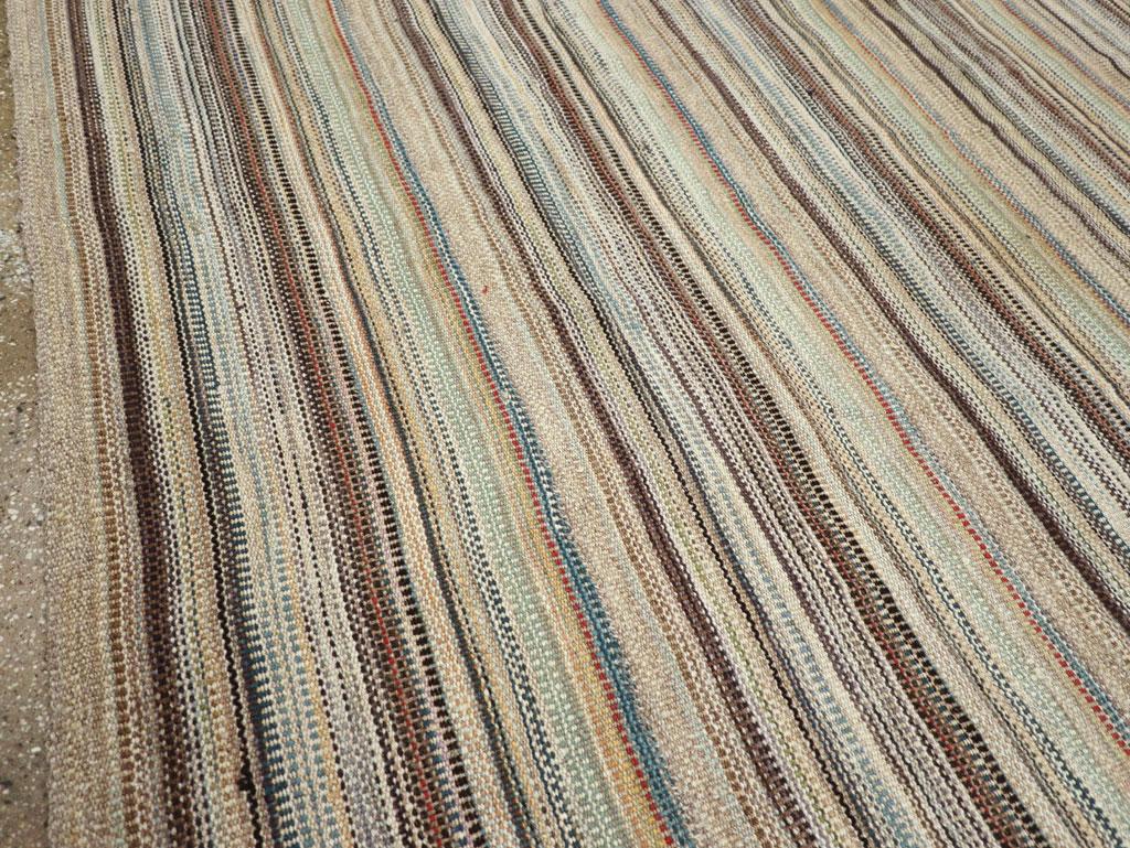 21st Century Modern Turkish Flatweave Room Size Carpet (Kelim) im Angebot