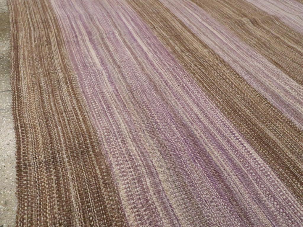 21st Century Modern Turkish Flatweave Room Size Carpet Kilim en venta