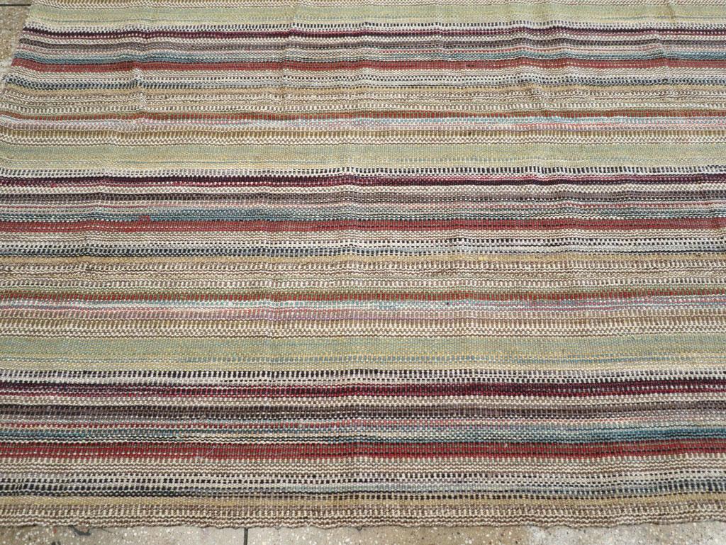 21st Century Modern Turkish Flatweave Room Size Carpet (Handgewebt) im Angebot