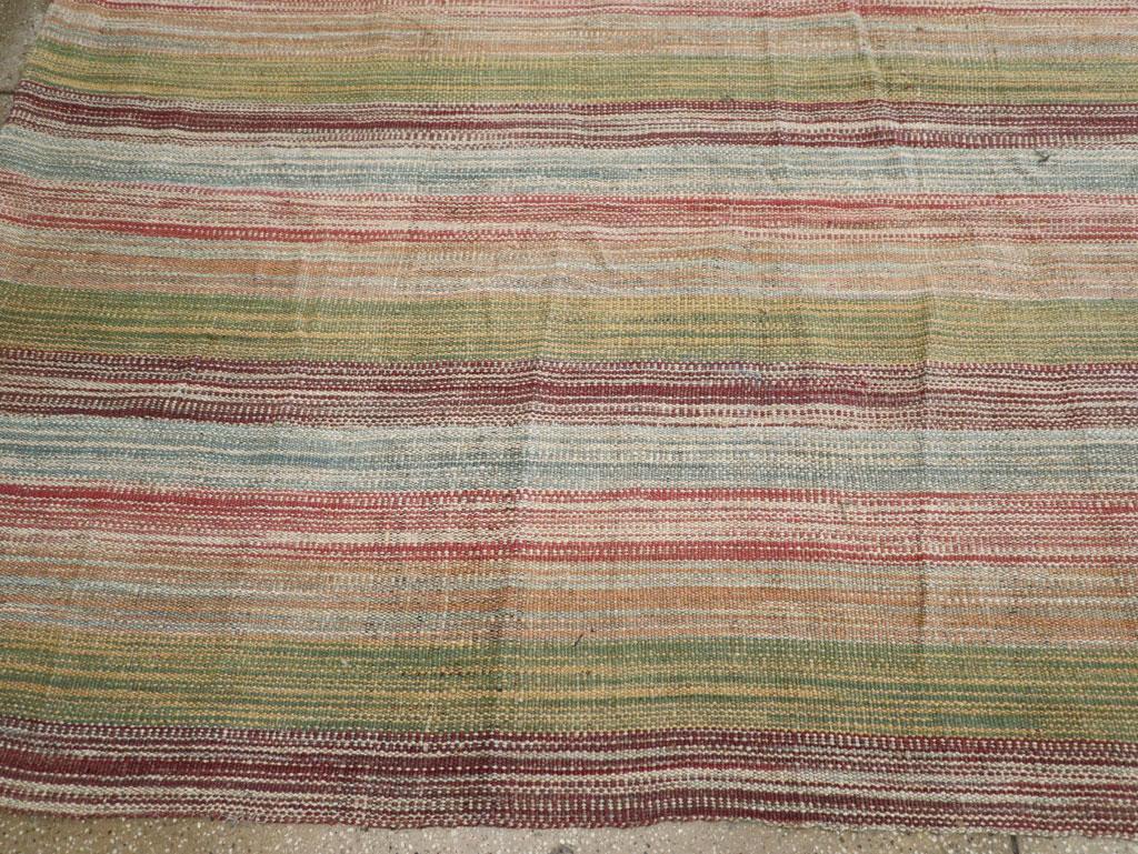 21st Century Modern Turkish Flatweave Room Size Carpet (Handgewebt) im Angebot