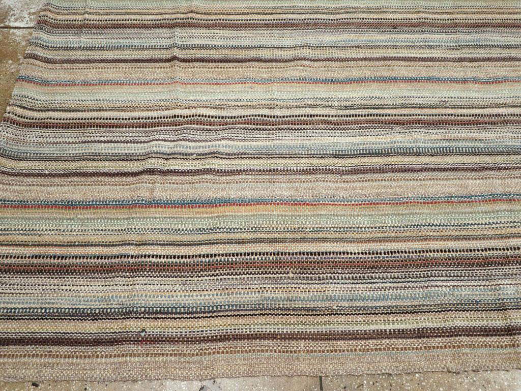 21st Century Modern Turkish Flatweave Room Size Carpet (Handgewebt) im Angebot