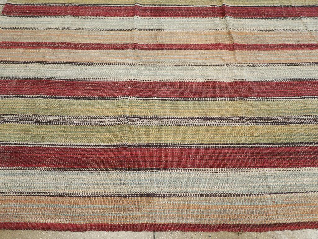 Tissé à la main Tapis turc à tissage plat moderne du 21e siècle en vente