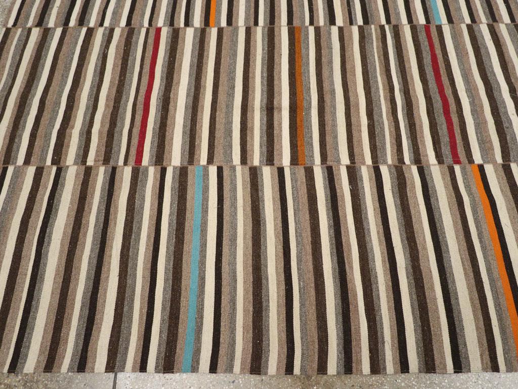 Alfombra Turca Moderna de Tejido Plano del Siglo XXI Tejido a mano en venta