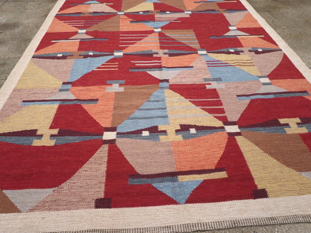 21st Century Modern Turkish Flatweave Room Size Carpet In condizioni Nuovo in vendita a New York, NY