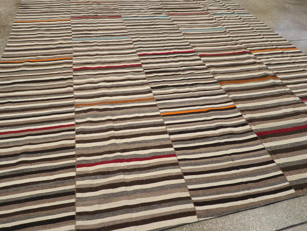 Alfombra Turca Moderna de Tejido Plano del Siglo XXI en Nuevo estado para la venta en New York, NY