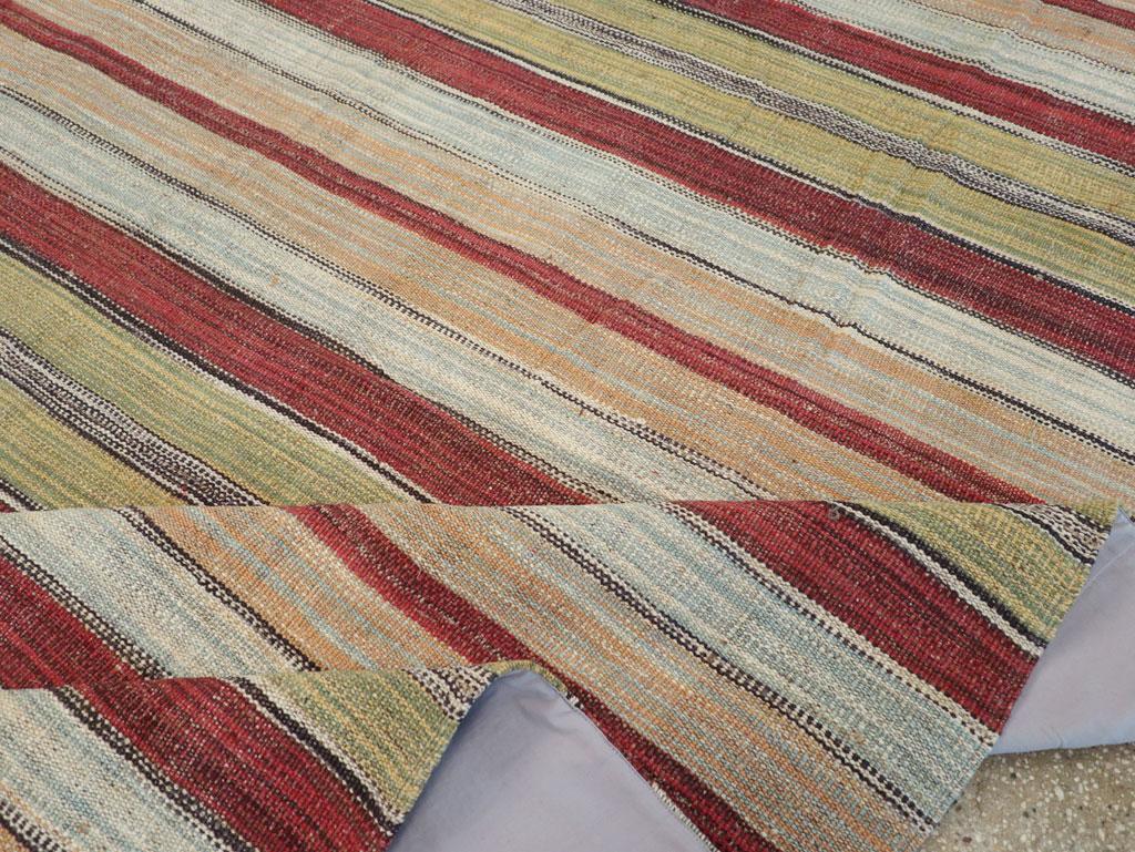 XXIe siècle et contemporain Tapis turc à tissage plat moderne du 21e siècle en vente