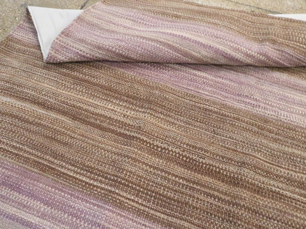 21st Century Modern Turkish Flatweave Room Size Carpet Lana en venta