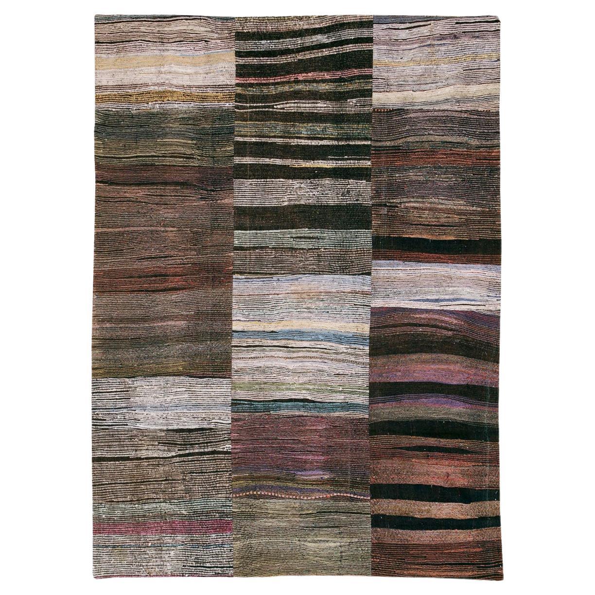 21st Century Modern Turkish Flatweave Room Size Carpet