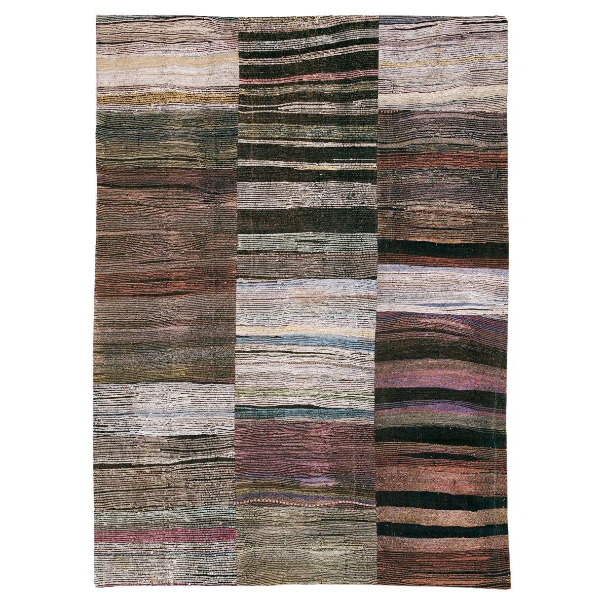 21st Century Modern Turkish Flatweave Room Size Carpet