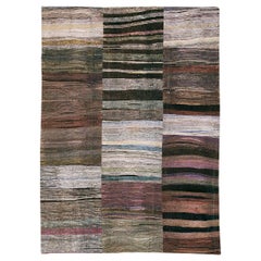 21st Century Modern Turkish Flatweave Room Size Carpet