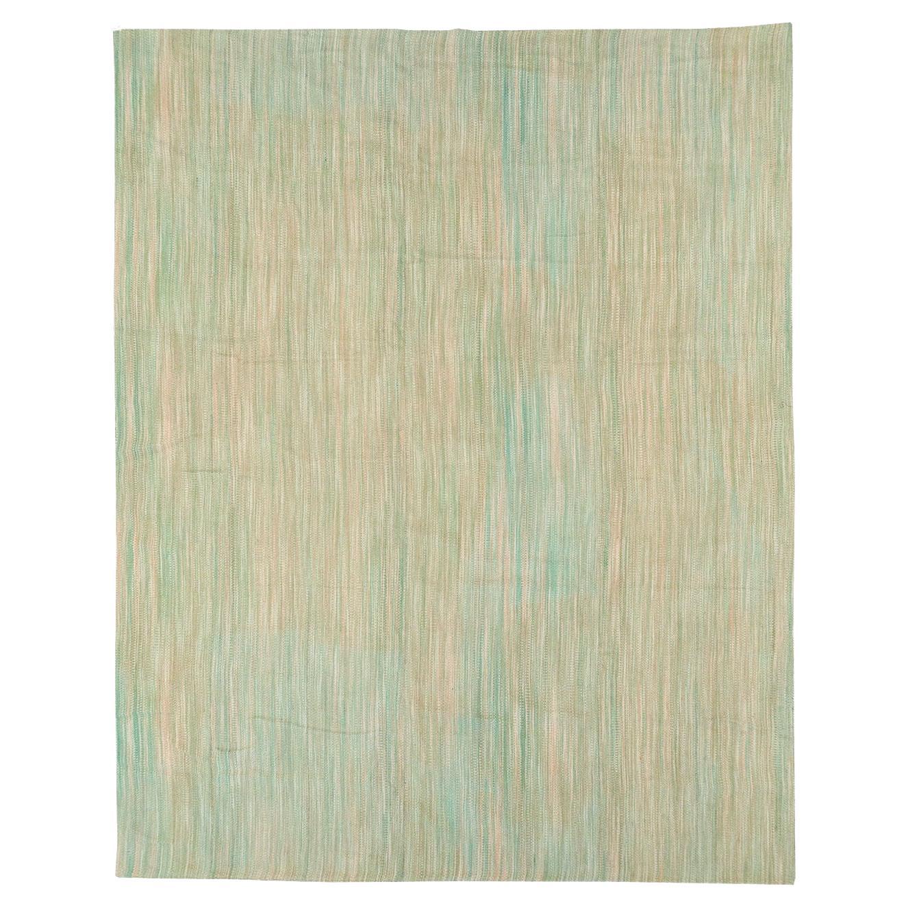 21st Century Modern Turkish Flatweave Room Size Carpet im Angebot