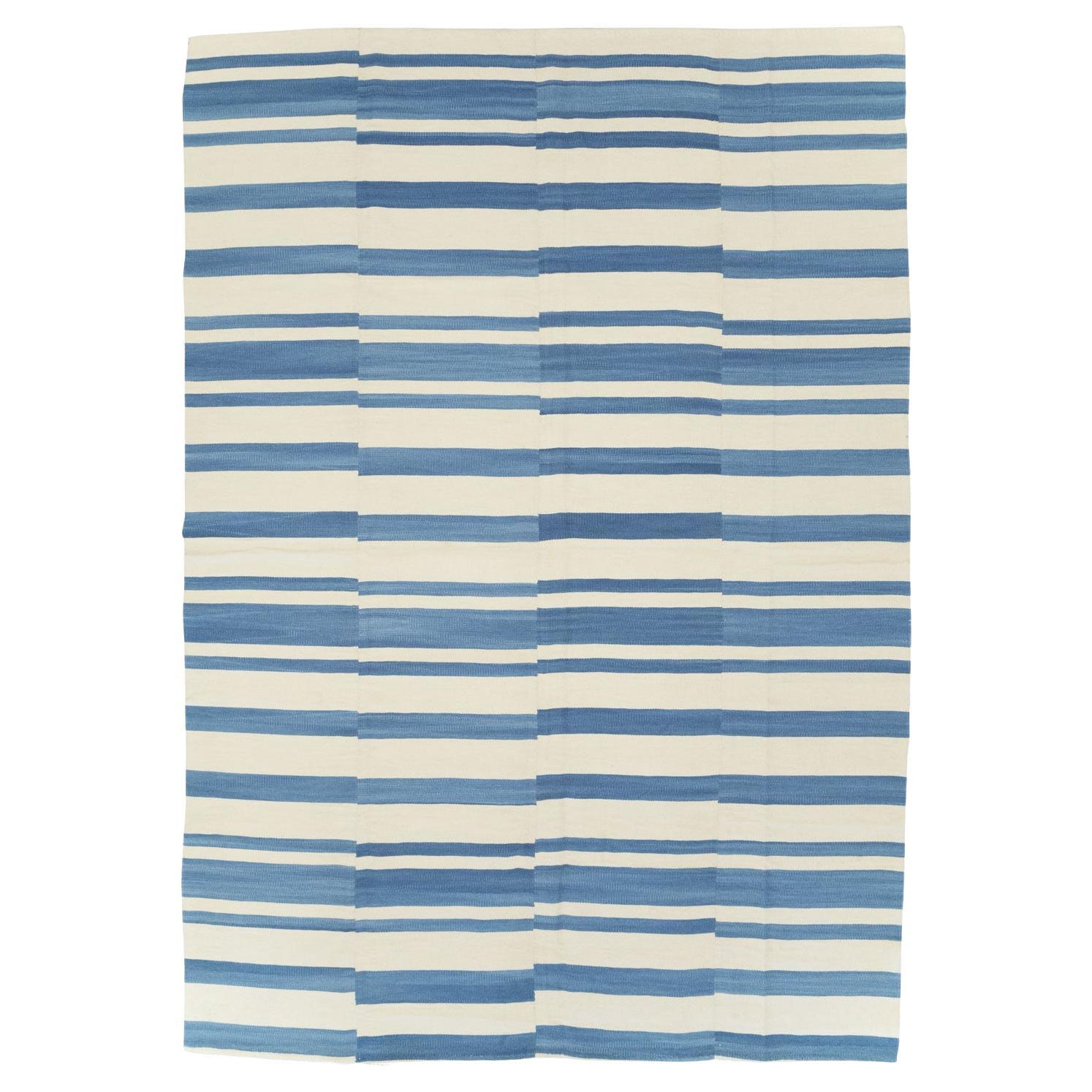 21st Century Modern Turkish Flatweave Room Size Carpet