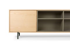 21st Century Modern Wooden Consolle Blade Cabinet Made in Italy