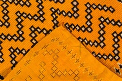 21st Century Modern Orange Moroccan Tribal Runner