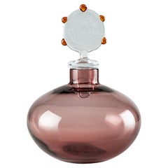 21st Century Monofiore Glass Vase in Améthyste by Laura de Santillana