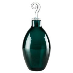 Vaso di vetro monofiore del XXI secolo in Greene & Greene di Laura de Santillana