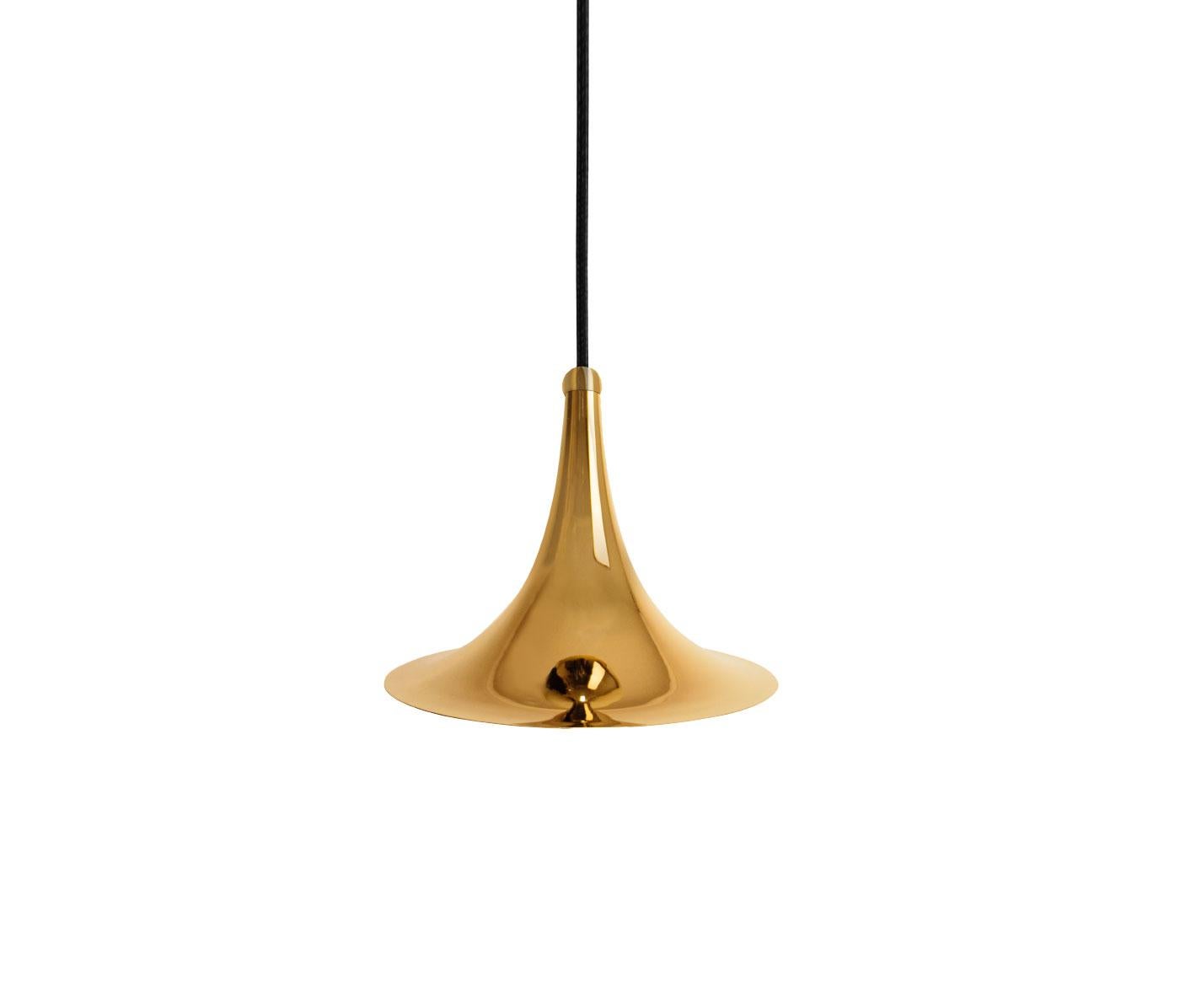 Portuguese 21st Century Montreal Pendant Lamp Gold-Plated Brass For Sale