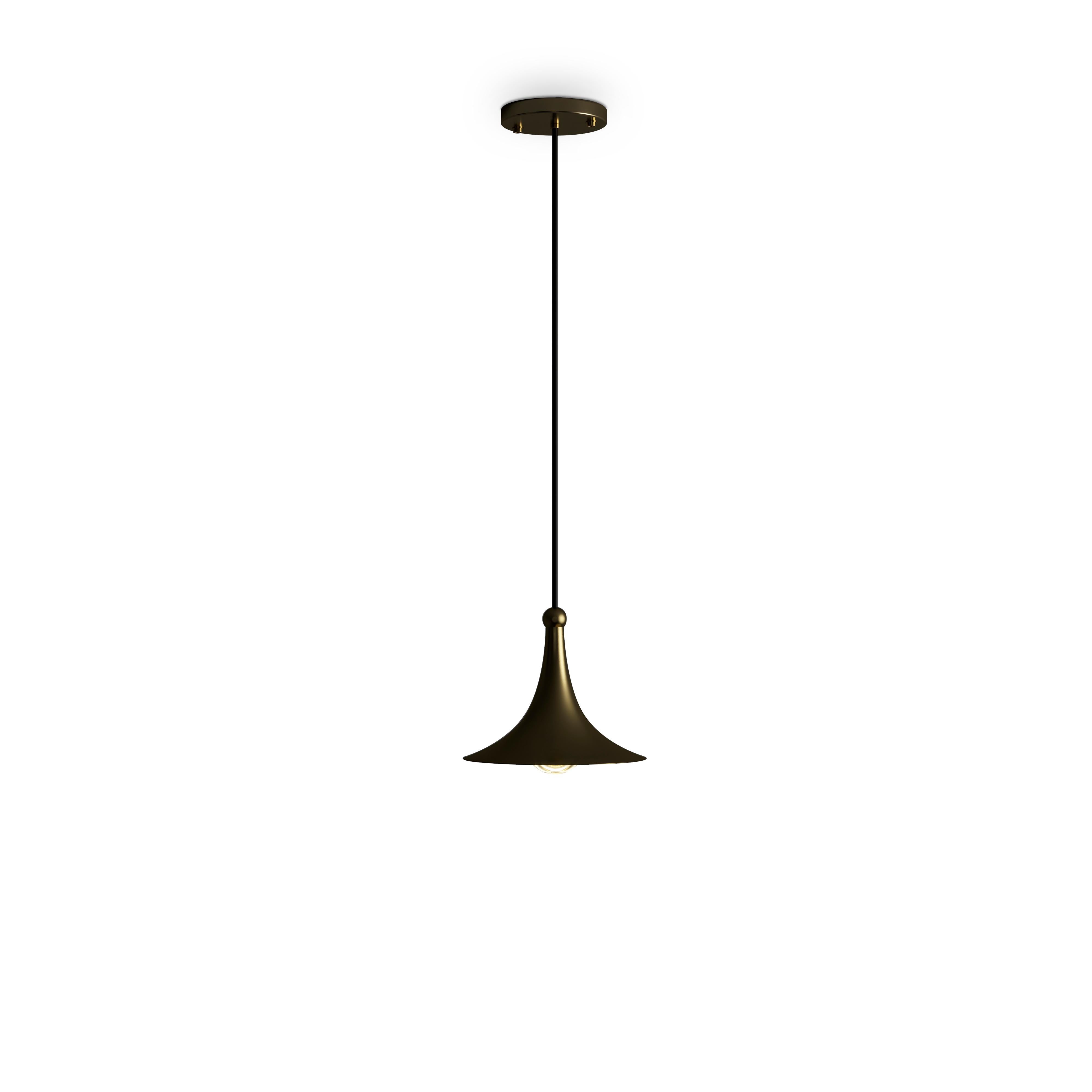 21st Century Montreal Pendant Lamp Gold-Plated Brass For Sale 2