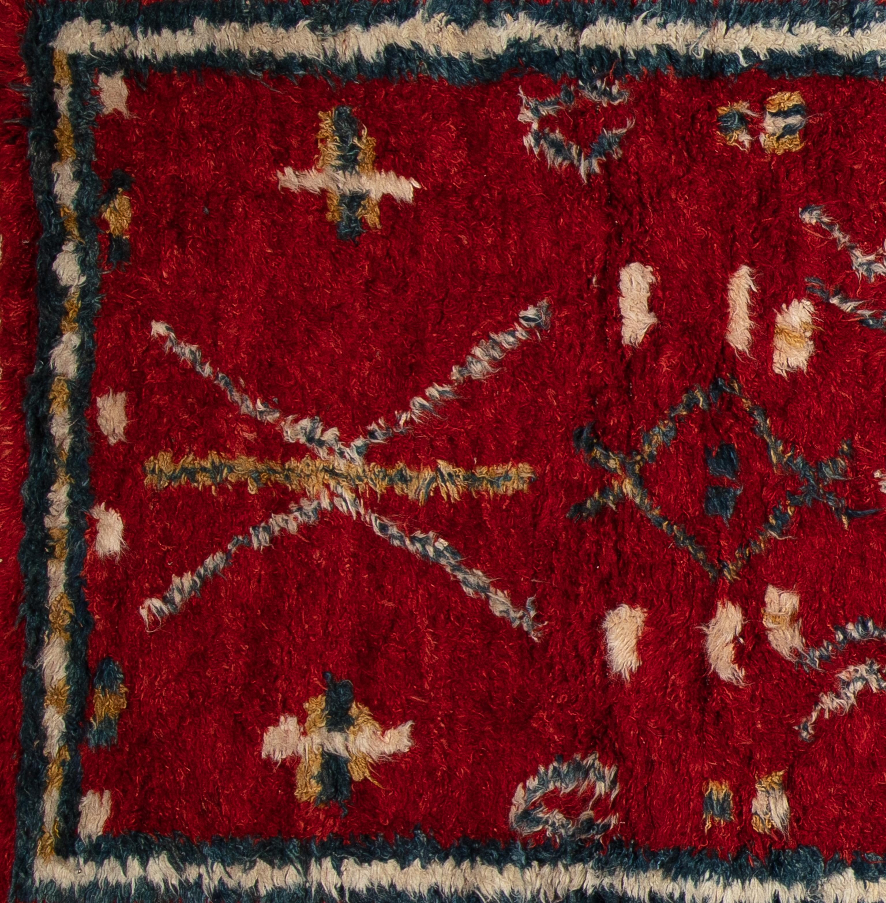 Indian 21st Century Moroccan Style Rug For Sale