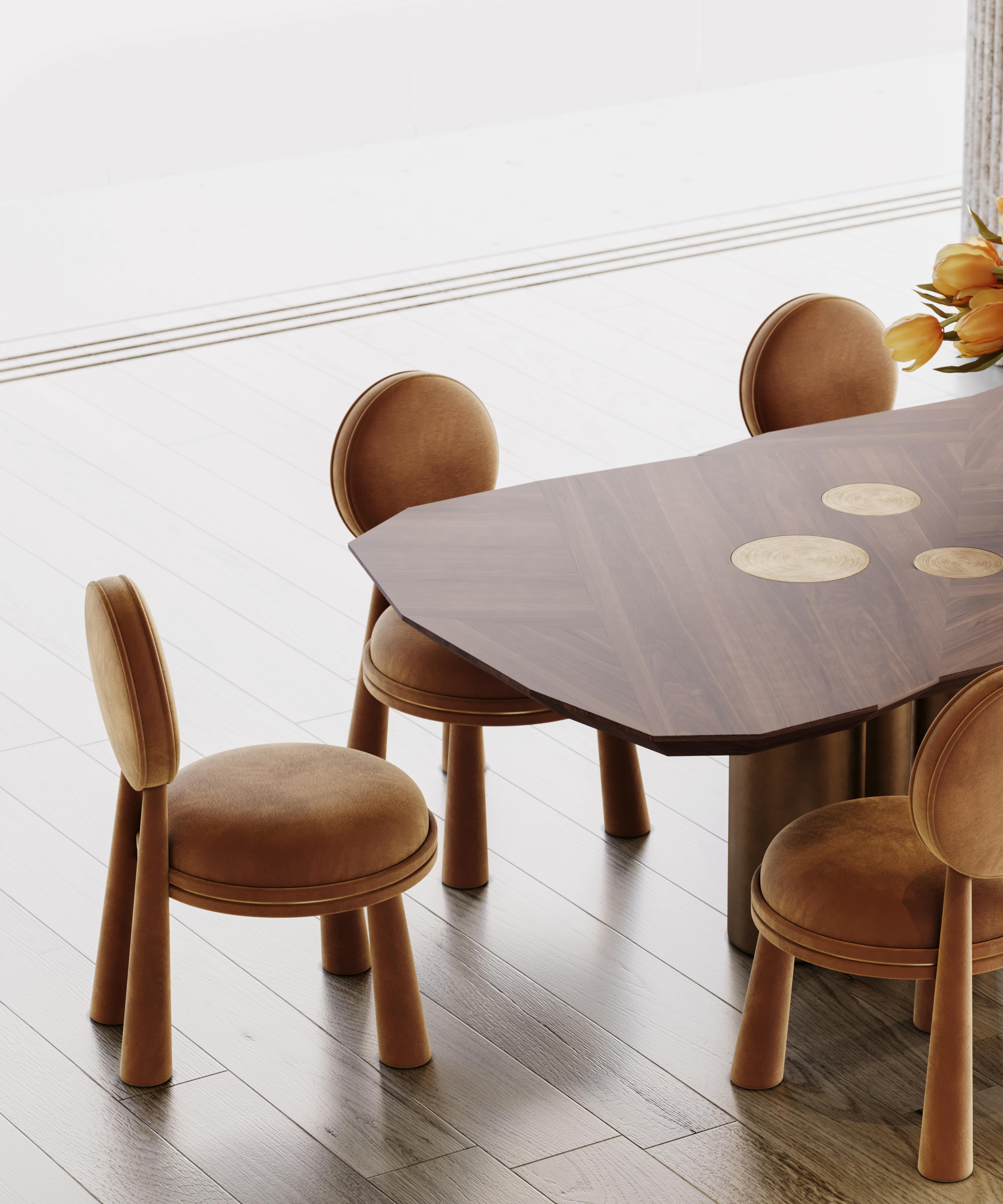 Silla Mouline Siglo XXI de Terciopelo Lavanda Hecha a Mano en Portugal Siglo XXI y contemporáneo en venta